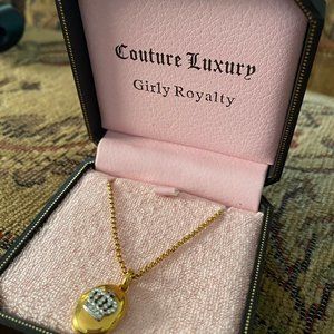 Crown Locket Necklace.